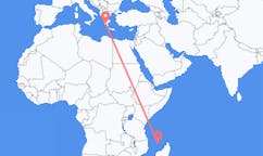 Flyreiser fra Mamoudzou, Frankrike til Kalamata, Hellas