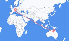 Flights from Mount Isa to Pisa