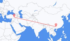 Flyg från Liuzhou, Kina till Diyarbakir, Turkiet