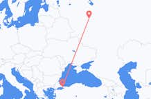 Flüge von Moskau, Russland nach Istanbul, die Türkei
