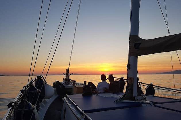 Mykonos Sunset Cruise med drinks