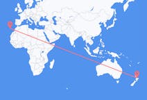 Flyg från Tauranga, Nya Zeeland till Funchal, Portugal