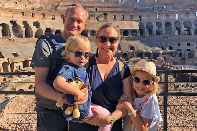 Tour privado de los foros del Coliseo y la antigua Roma para niños y familias con guía