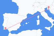Flights from Rijeka in Croatia to Faro in Portugal