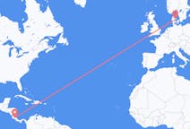 Flights from Tambor, Costa Rica to Aarhus, Denmark