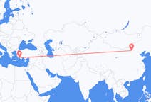 Flyreiser fra Hohhot, Kina til Dalaman, Tyrkia