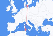 Flyg från Tunis, Tunisien till Rostock, Tyskland