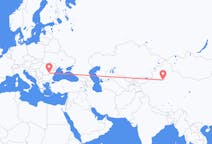 Flyg från Korla, Kina till Bukarest, Kina