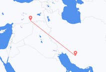 Flyrejser fra Shiraz, Iran til Mardin, Tyrkiet