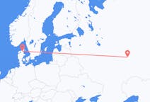 Loty z Kazań, Rosja do Aalborg, Dania