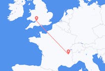 Flyrejser fra Chambéry, Frankrig til Bristol, England