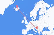 Flights from Akureyri to Sarajevo