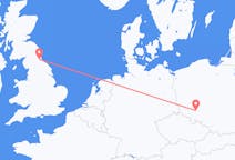 Flights from Wrocław, Poland to Durham, England, the United Kingdom