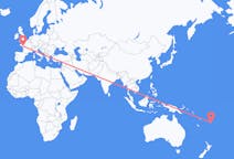 Flyreiser fra Kadavu, Fiji til Nantes, Frankrike