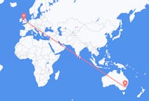 Flyreiser fra Canberra, Australia til Liverpool, England