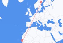 Flyrejser fra Ziguinchor, Senegal til Sundsvall, Sverige