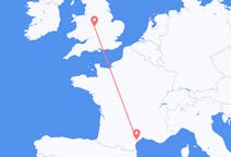 Flyreiser fra Birmingham, England til Aspiran, Frankrike