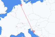 Flyreiser fra Bremen, Tyskland til Zadar, Kroatia
