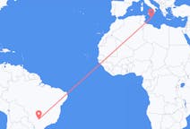 Flyrejser fra Três Lagoas, Brasilien til Valletta, Malta