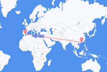 Flyreiser fra Shenzhen, til Granada