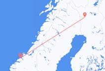 Flights from from Kristiansund to Kolari