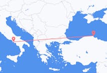 Flyreiser fra Sinop, Tyrkia, til Napoli