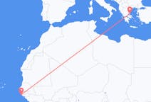 Flyrejser fra Cap Skiring, Senegal til Skiathos, Grækenland