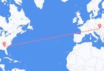 Flyreiser fra Macon, USA til Budapest, Ungarn