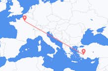 Flights from from Denizli to Paris