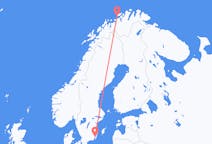 Flyg från Hasvik till Kalmar