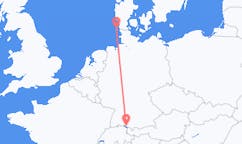 Flights from Friedrichshafen, Germany to Westerland, Germany