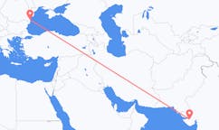 Flyreiser fra Rajkot, India til Constanta, Romania