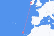 Flights from County Kerry, Ireland to Santa Cruz de La Palma, Spain