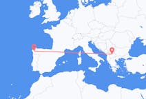 Flyreiser fra Skopje, til Santiago de Compostela