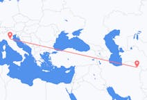 Flyreiser fra Mashhad, til Bologna