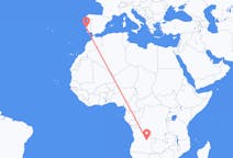 Flyrejser fra Luena, Angola til Lissabon, Portugal
