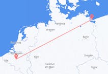 Flyreiser fra Heringsdorf, Tyskland til Brussel, Belgia