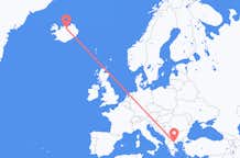 Flights from Thessaloniki to Akureyri