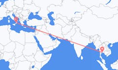 Flyreiser fra Pattaya, Thailand til Lamezia Terme, Italia
