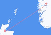 Fly fra Inverness til Sogndal