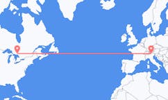 Flights from Greater Sudbury, Canada to Bolzano, Italy