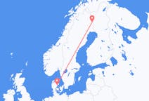 Flights from Pajala, Sweden to Aarhus, Denmark