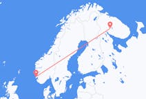 Flights from Kirovsk, Russia to Haugesund, Norway