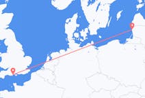 来自英格兰的出发地 伯恩茅斯目的地 立陶宛帕兰加的航班