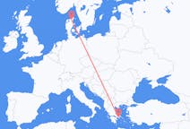 Flyreiser fra Aalborg, Danmark til Athen, Hellas