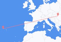 Flights from Oradea, Romania to Pico Island, Portugal