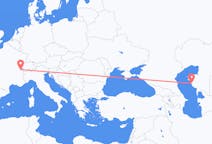 Flyg från Aktau, Kazakstan till Genève, Kazakstan