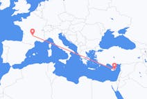 Vluchten van Larnaca naar Aurillac
