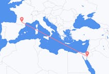 Flyrejser fra Akaba, Jordan til Toulouse, Frankrig