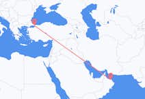 Flyg från Muscat, Oman till Istanbul, Turkiet